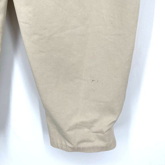 Zara Tan Casual Trouser Pants Women's Small Pleated - Picture 5 of 8